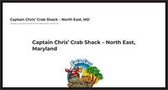 Desktop Screenshot of captainscrabs.com